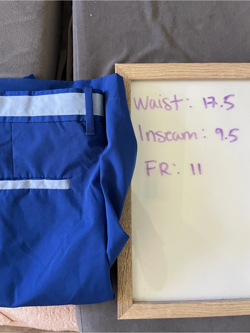 Men's Jack Nicklaus Blue Flat-Front Golf Shorts